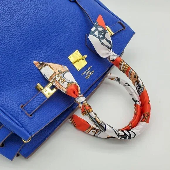 Skinny Scarf | Hand Bag, Neck Scarf (2 pieces) - Color Set #16 / Brand NEW - Picture 9 of 14